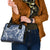 Hibiscus Pakala Cobalt Blue Royal Shoulder Handbag Tropical Floral Stylized - Polynesian Pride
