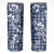 Hibiscus Pakala Cobalt Blue Royal Skinny Tumbler Tropical Floral Stylized - Polynesian Pride