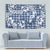 Hibiscus Pakala Cobalt Blue Royal Tapestry Tropical Floral Stylized - Polynesian Pride