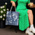 Hibiscus Pakala Cobalt Blue Royal Tote Bag Tropical Floral Stylized - Polynesian Pride