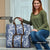 Hibiscus Pakala Cobalt Blue Royal Travel Bag Tropical Floral Stylized - Polynesian Pride