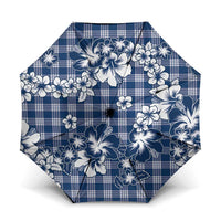 Hibiscus Pakala Cobalt Blue Royal Umbrella Tropical Floral Stylized - Polynesian Pride