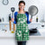 Hibiscus Pakala Emerald Green Apron Tropical Floral Stylized - Polynesian Pride