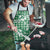 Hibiscus Pakala Emerald Green Apron Tropical Floral Stylized - Polynesian Pride