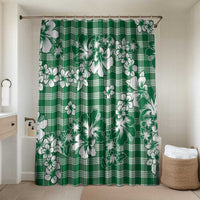Hibiscus Pakala Emerald Green Bathroom Set Tropical Floral Stylized - Polynesian Pride
