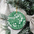 Hibiscus Pakala Emerald Green Ceramic Ornament Tropical Floral Stylized - Polynesian Pride