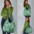 Hibiscus Pakala Emerald Green Grocery Bag Tropical Floral Stylized - Polynesian Pride