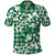 Hibiscus Pakala Emerald Green Polo Shirt Tropical Floral Stylized - Polynesian Pride