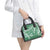 Hibiscus Pakala Emerald Green Shoulder Handbag Tropical Floral Stylized - Polynesian Pride