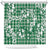 Hibiscus Pakala Emerald Green Shower Curtain Tropical Floral Stylized - Polynesian Pride