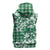 Hibiscus Pakala Emerald Green Sleeveless Zip Hoodie Tropical Floral Stylized - Polynesian Pride