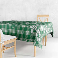 Hibiscus Pakala Emerald Green Tablecloth Tropical Floral Stylized - Polynesian Pride