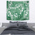 Hibiscus Pakala Emerald Green Tapestry Tropical Floral Stylized - Polynesian Pride