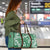 Hibiscus Pakala Emerald Green Travel Bag Tropical Floral Stylized - Polynesian Pride