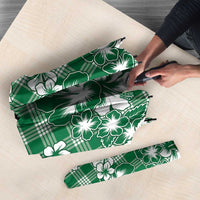 Hibiscus Pakala Emerald Green Umbrella Tropical Floral Stylized - Polynesian Pride