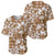Hibiscus Pakala Bronze Brown Baseball Jersey Tropical Floral Stylized - Polynesian Pride