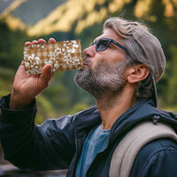 Hibiscus Pakala Bronze Brown 4 in 1 Can Cooler Tumbler Tropical Floral Stylized - Polynesian Pride