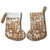 Hibiscus Pakala Bronze Brown Christmas Stocking Tropical Floral Stylized - Polynesian Pride