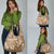 Hibiscus Pakala Bronze Brown Grocery Bag Tropical Floral Stylized - Polynesian Pride