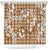 Hibiscus Pakala Bronze Brown Shower Curtain Tropical Floral Stylized - Polynesian Pride