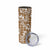 Hibiscus Pakala Bronze Brown Skinny Tumbler Tropical Floral Stylized - Polynesian Pride