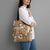 Hibiscus Pakala Bronze Brown Tote Bag Tropical Floral Stylized - Polynesian Pride