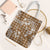 Hibiscus Pakala Bronze Brown Tote Bag Tropical Floral Stylized - Polynesian Pride