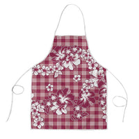 Hibiscus Pakala Royal Magenta Apron Tropical Floral Stylized - Polynesian Pride
