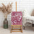 Hibiscus Pakala Royal Magenta Canvas Wall Art Tropical Floral Stylized - Polynesian Pride