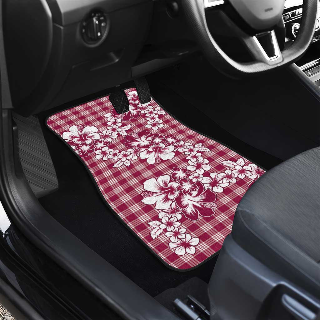 Hibiscus Pakala Royal Magenta Car Mats Tropical Floral Stylized - Polynesian Pride