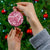Hibiscus Pakala Royal Magenta Ceramic Ornament Tropical Floral Stylized - Polynesian Pride