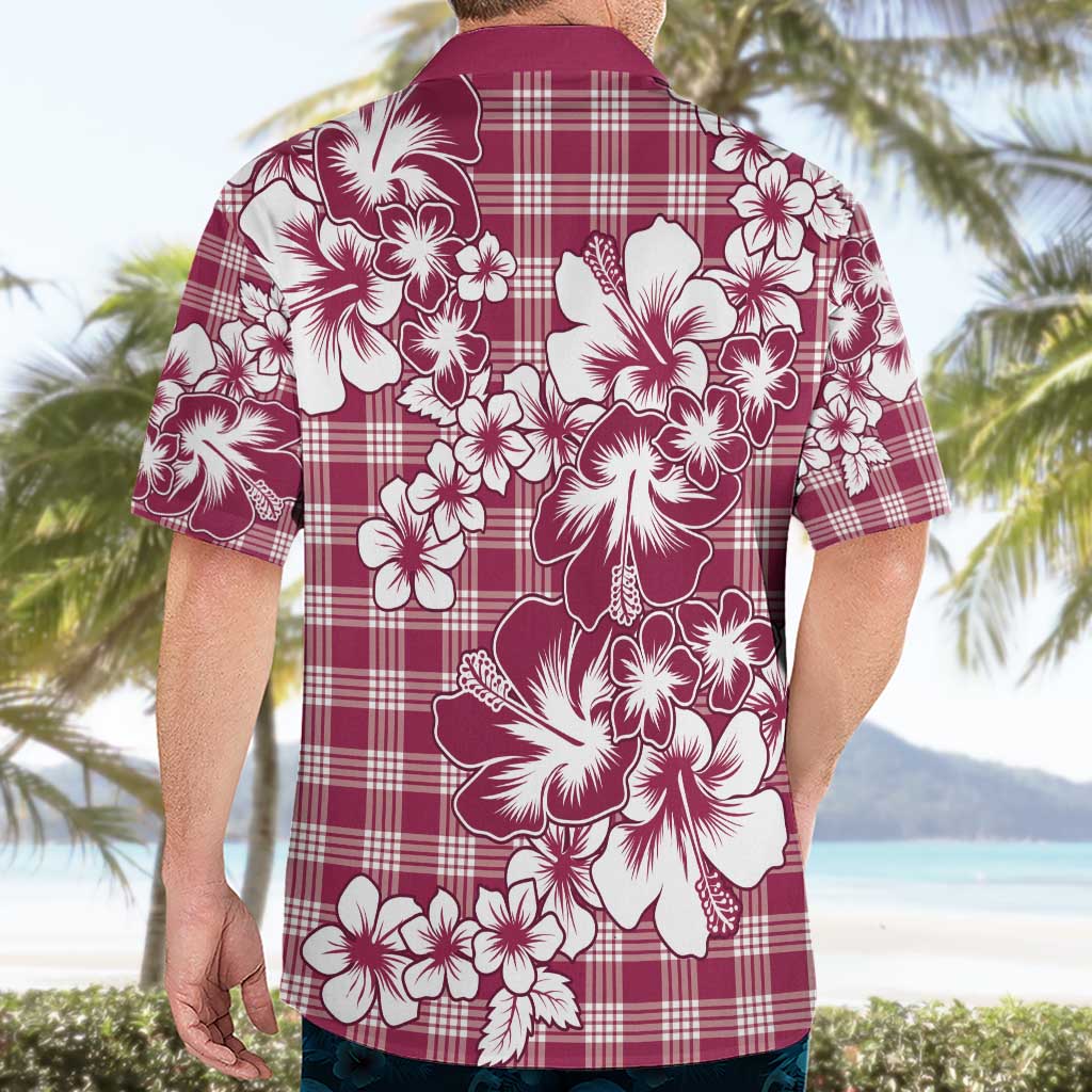 Hibiscus Pakala Royal Magenta Hawaiian Shirt Tropical Floral Stylized - Polynesian Pride