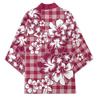 Hibiscus Pakala Royal Magenta Kimono Tropical Floral Stylized - Polynesian Pride