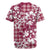 Hibiscus Pakala Royal Magenta Rugby Jersey Tropical Floral Stylized - Polynesian Pride