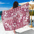Hibiscus Pakala Royal Magenta Sarong Tropical Floral Stylized - Polynesian Pride