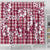 Hibiscus Pakala Royal Magenta Shower Curtain Tropical Floral Stylized - Polynesian Pride