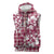 Hibiscus Pakala Royal Magenta Sleeveless Zip Hoodie Tropical Floral Stylized - Polynesian Pride