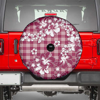 Hibiscus Pakala Royal Magenta Spare Tire Cover Tropical Floral Stylized - Polynesian Pride