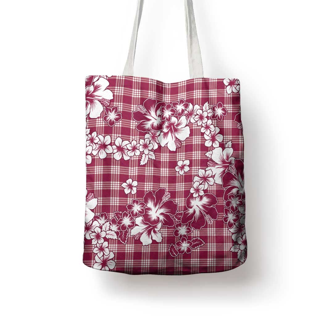 Hibiscus Pakala Royal Magenta Tote Bag Tropical Floral Stylized - Polynesian Pride