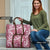 Hibiscus Pakala Royal Magenta Travel Bag Tropical Floral Stylized - Polynesian Pride