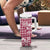 Hibiscus Pakala Royal Magenta Tumbler With Handle Tropical Floral Stylized - Polynesian Pride