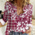 Hibiscus Pakala Royal Magenta Women Casual Shirt Tropical Floral Stylized - Polynesian Pride