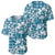 Hibiscus Pakala Ocean Depths Blue Baseball Jersey Tropical Floral Stylized - Polynesian Pride