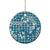 Hibiscus Pakala Ocean Depths Blue Ceramic Ornament Tropical Floral Stylized - Polynesian Pride