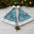 Hibiscus Pakala Ocean Depths Blue Christmas Santa Hat Tropical Floral Stylized - Polynesian Pride