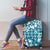 Hibiscus Pakala Ocean Depths Blue Luggage Cover Tropical Floral Stylized - Polynesian Pride