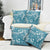 Hibiscus Pakala Ocean Depths Blue Pillow Cover Tropical Floral Stylized - Polynesian Pride