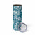 Hibiscus Pakala Ocean Depths Blue Skinny Tumbler Tropical Floral Stylized - Polynesian Pride