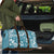 Hibiscus Pakala Ocean Depths Blue Travel Bag Tropical Floral Stylized - Polynesian Pride