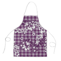 Hibiscus Pakala Sweetie Purple Apron Tropical Floral Stylized - Polynesian Pride